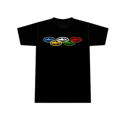 Corteiz Alcatraz Olympic T-shirt Black