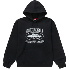 Corteiz x Supreme Black Hoodie