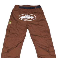 Corteiz Guerillaz* Cargo Pants Brown