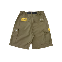 Corteiz Alcatraz Cargo Shorts Beige