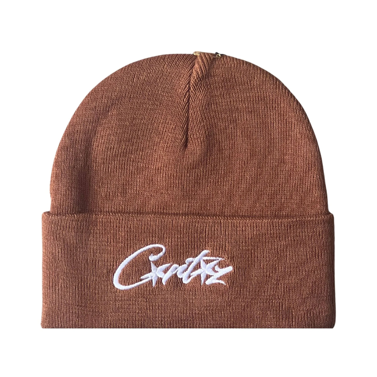 Corteiz Allstarz Folded Beanie Brown