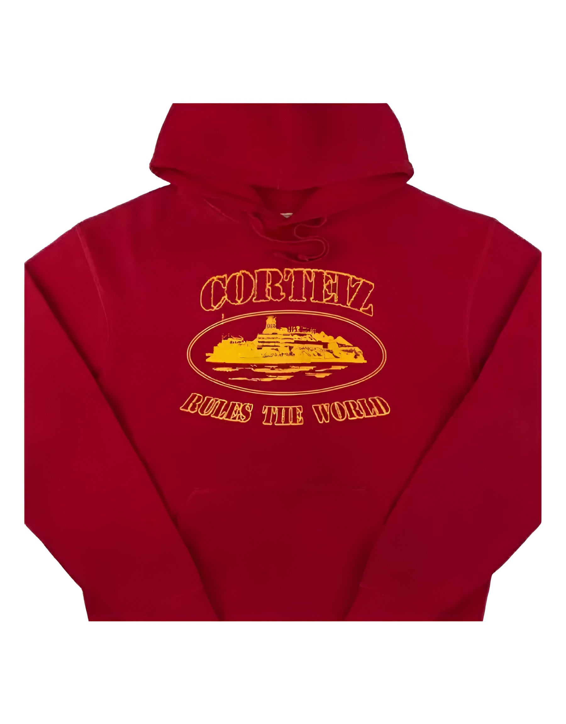 Corteiz OG Alcatraz Hoodie Red