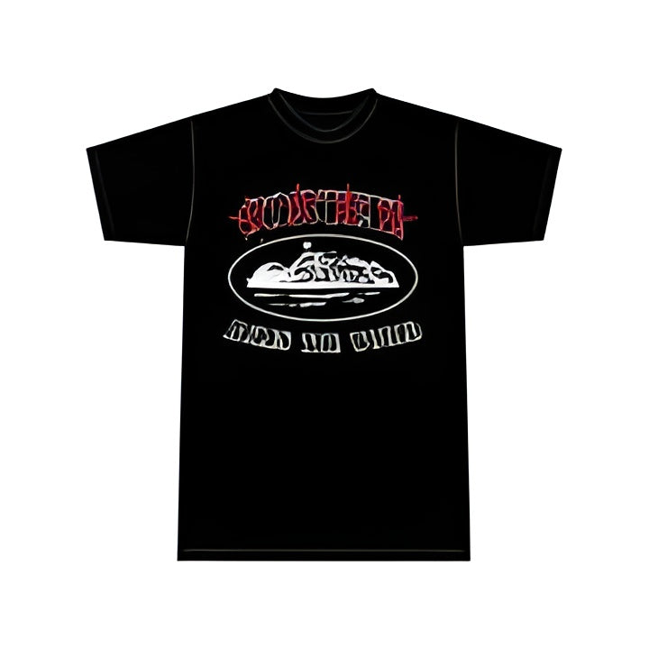 Corteiz 4Starz Alcatraz T-shirt Black