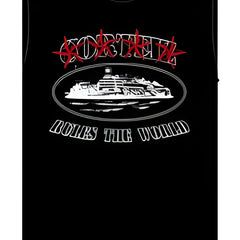 Corteiz 4Starz Alcatraz T-shirt Black