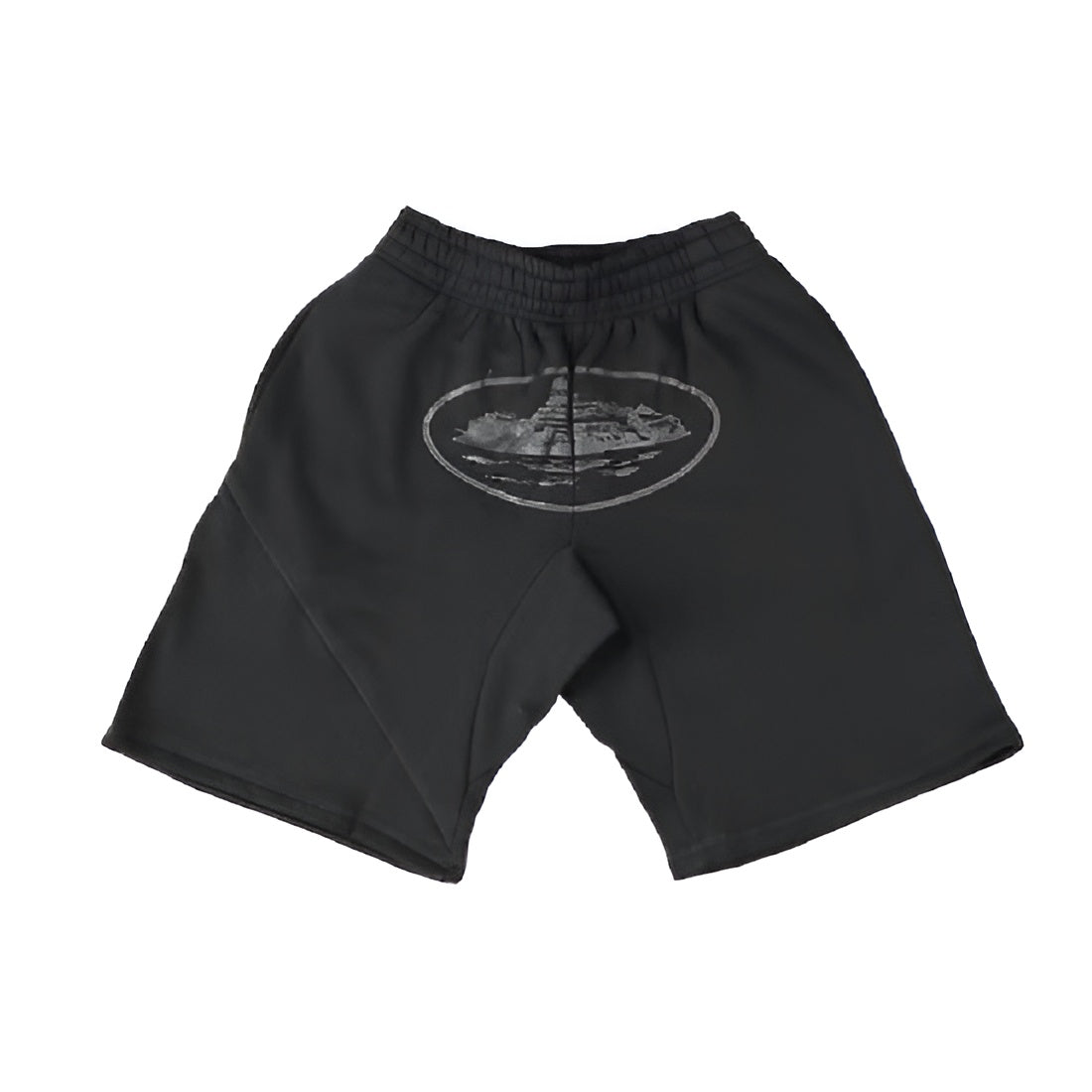 Corteiz Alcatraz Shorts Triple Black