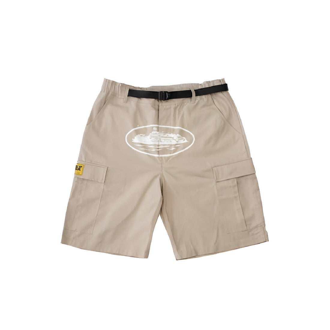 Corteiz Guerrilla 21′ Cargo Shorts Beige