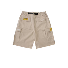 Corteiz Guerrilla 21′ Cargo Shorts Beige